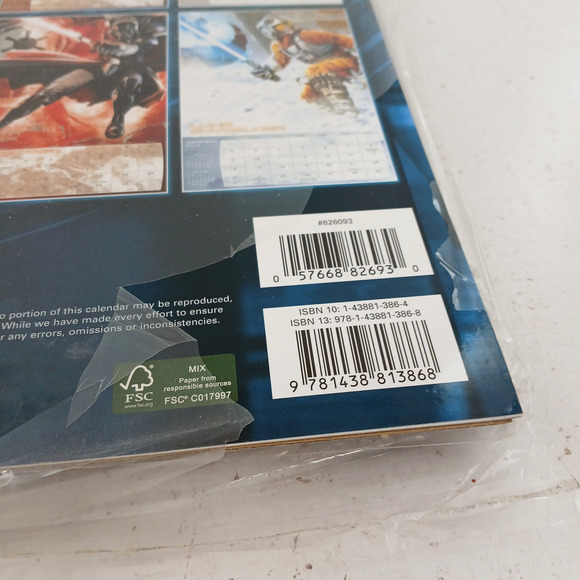 4X Star Wars 16-Month Oversized Calendars 2011–2014 Includes Exclusive Poster - Picture 9 of 12